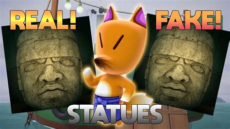 Gallant Statue Animal Crossing New Horizons Real Vs Fake Animal