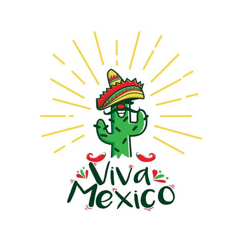 Viva Mexico Cactus Logo 602695 Vector Art At Vecteezy