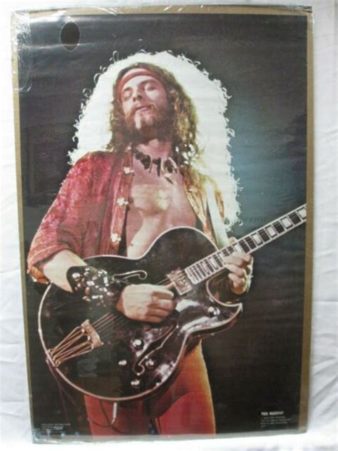 Ted Nugent Hard Rock Vintage Poster Garage 1977 Cng567 Ebay