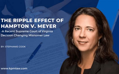 The Ripple Effect Of Hampton V Meyer A Recent Supreme Court Of