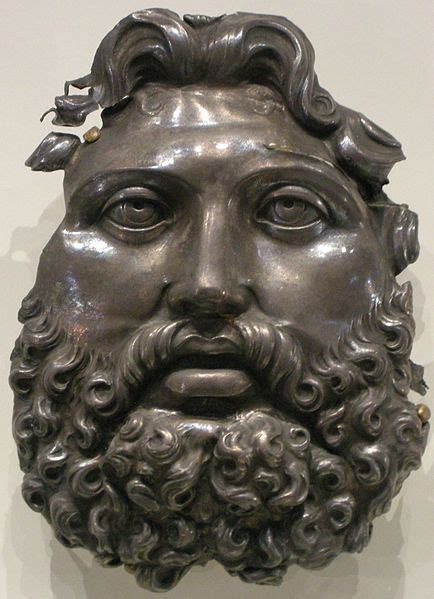 Jupiter Zeus Serapis Roman Egyptian Mask Bronze 1st 2nd Century