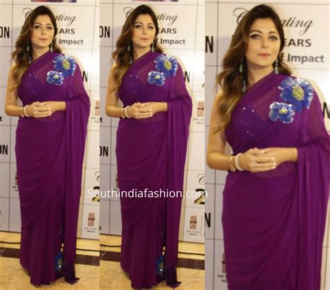 Kanika Kapoor S Saree Look South India Fashion