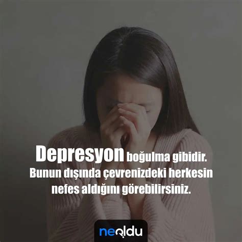 Depresyon Sözleri Bunalım ve Depresyon İle İlgili Sözler