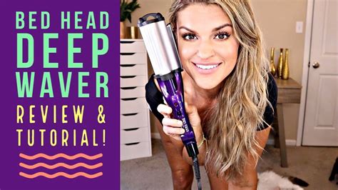 Bed Head Wave Artist Deep Waver Review Tutorial How To Beachy Waves