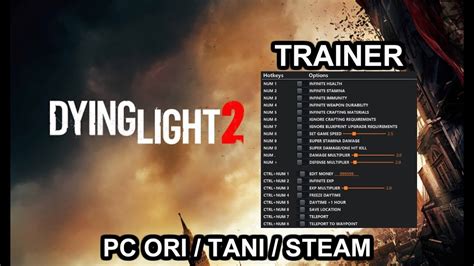 Dying Light 2 Stay Human TRAINER UPDATE 7 FEB 2022 STEAM TANI EMPRESS