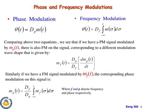 Ppt Chapter 5 Am Fm And Digital Modulated Systems Phase Modulation