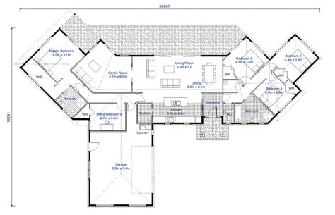 Bedroom House Plans Single Storey In Homepedian
