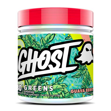 Ghost Greens Superfood Powder Guava Berry 30 Servings 19 Super