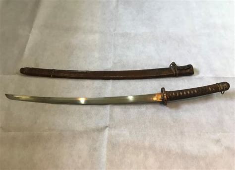 Japanese Warriors Imperial Japanese Army Sword Leather Field Cover