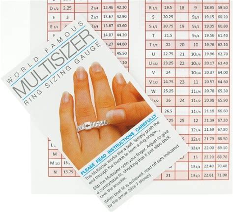 New Usa Ring Sizer Finger Gauge Sizing Engagement Ring Size