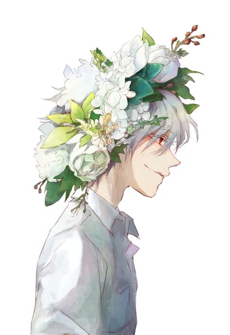 Boy With Flower Crown Anime Boys Picture 184533
