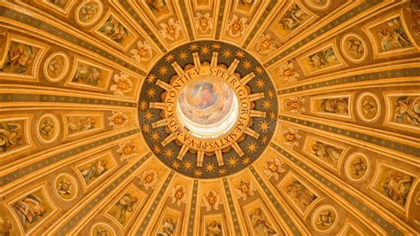 Oculus Of Saint Peter Basilica Editorial Image Image Of Star Dome