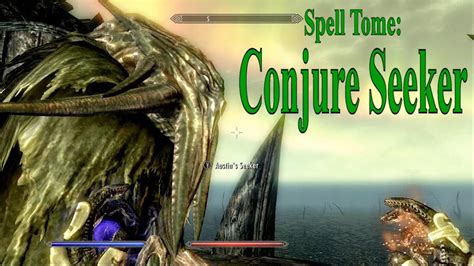 How to start dragonborn dlc and get to solstheim talk about jumping through hoops. Skyrim Dragonborn DLC: Spell Tome- Conjure Seeker - YouTube