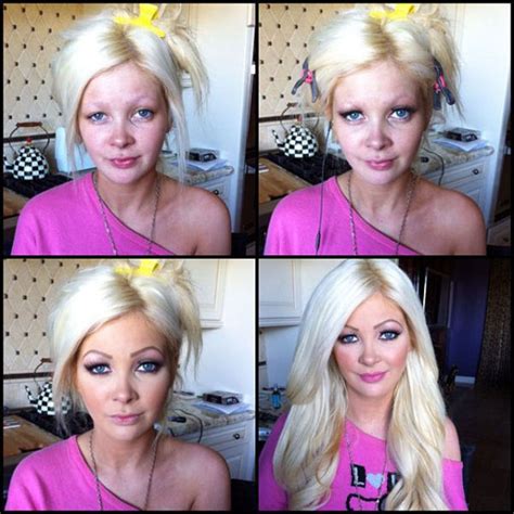 Startling Photos Of Porn Stars With And Without Their Makeup