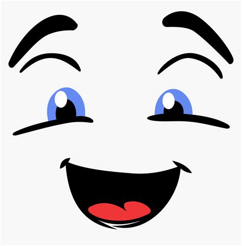 Happy Face Big Image Happy Eyes And Mouth Png Transparent Png