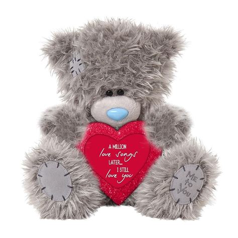Tatty Teddy Made With Love Me To You Bear With Plush Heart A Million
