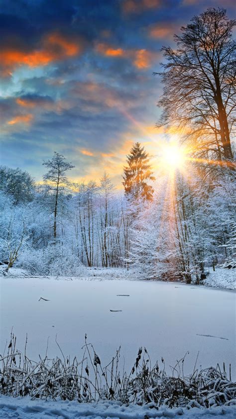 1080x1920 1080x1920 Landscape Winter Snow Nature Hd For Iphone 6