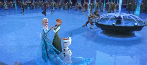 Anna Elsa Olaf Ice Skating And What In The World Are Christoff And