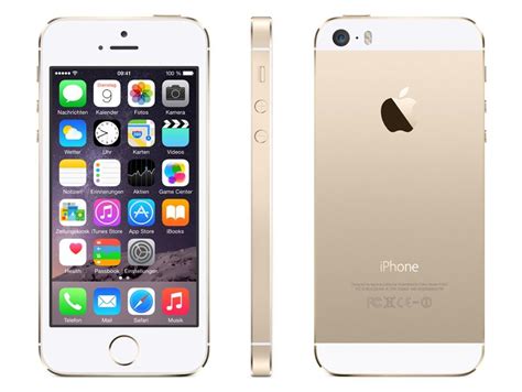 Apple Iphone 5s Smartphone 16gb 4 Zoll Gold Amazonde Elektronik