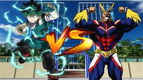 Deku Vs All Might Who Would Win In A Fight And Why