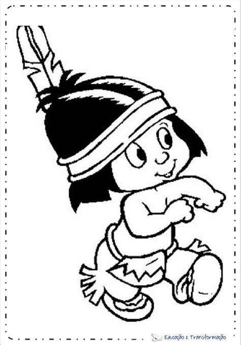 Imagem De Indios Para Colorir