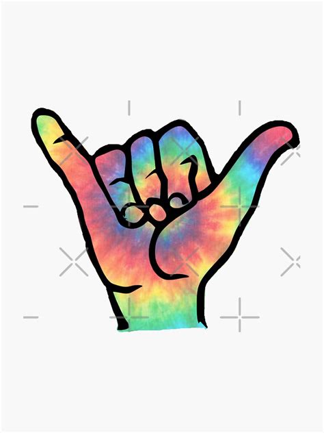 Hang Loose Sticker For Sale By Kamrynharris18 Redbubble