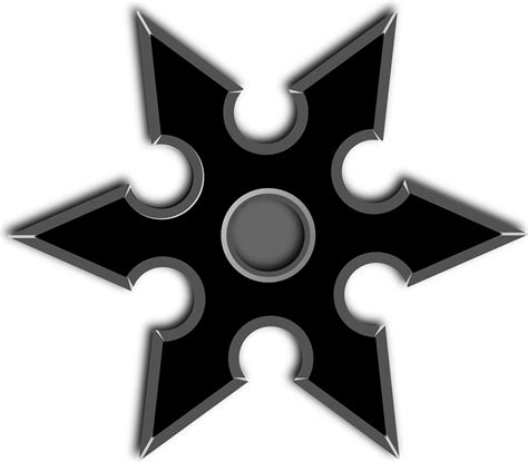Black Star Ninja Free Vector Graphic On Pixabay