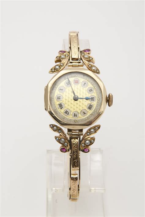 Antique Rose Gold Ladies Watch Grays Jewellers