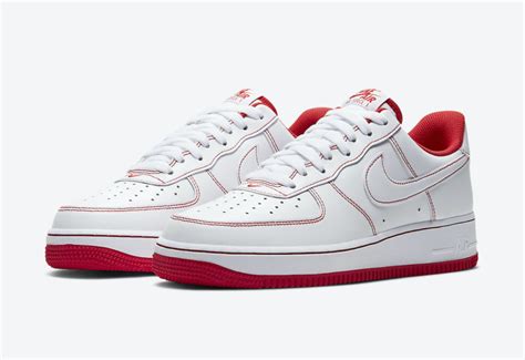 Nike Air Force 1 Low University Red Дата релиза фото где купить