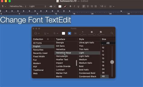 How To Change The Font In Textedit On Mac Code Care