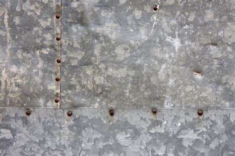 Gray Metal Wall With Rivets Stock Photo Image Of Framework Border
