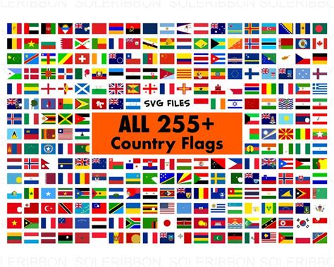 255 Country Flag Svgs America Country Flag Svg Flags Of Etsy In 2022