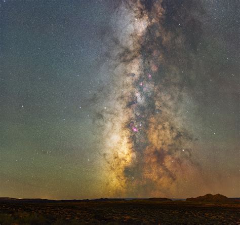 Milky Way Panorama Taken Near Page Az High Resolution Version 141