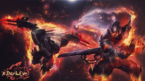 Yasuo And Zed Wallpaper