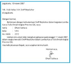 Selama sekolah, saya tidak pernah sesenang itu mempelajari bahasa indonesia. Contoh Surat Pribadi untuk Guru