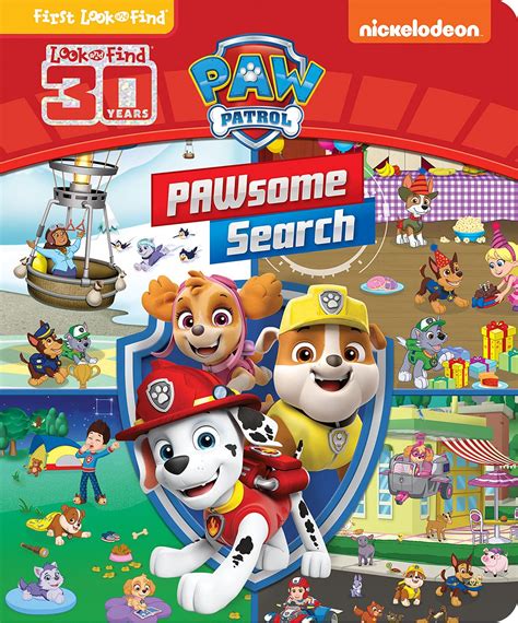 Buy Nickelodeon Paw Patrol Pawsome Search First Look And Find