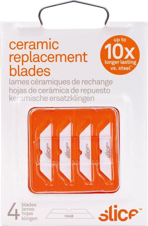 Slice 10408 Replacement Ceramic Blades With Tip For Slice Cutters