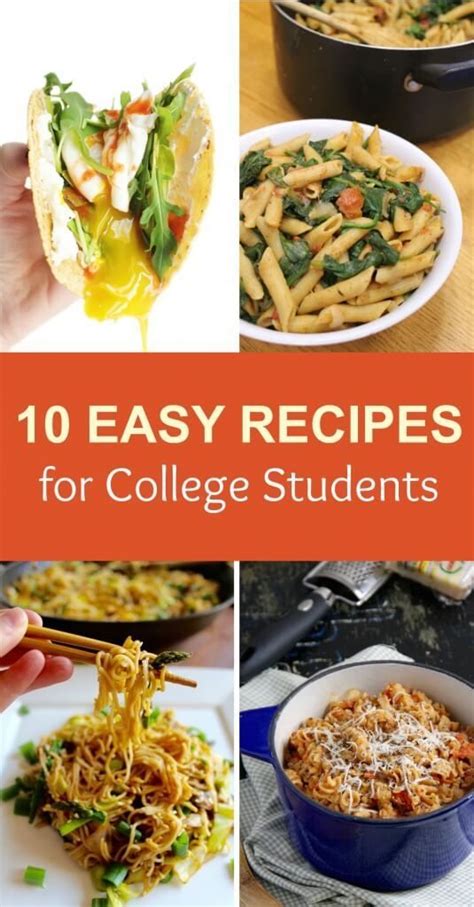 10 Easy Recipes For College Students Foodparsed Student Recipes