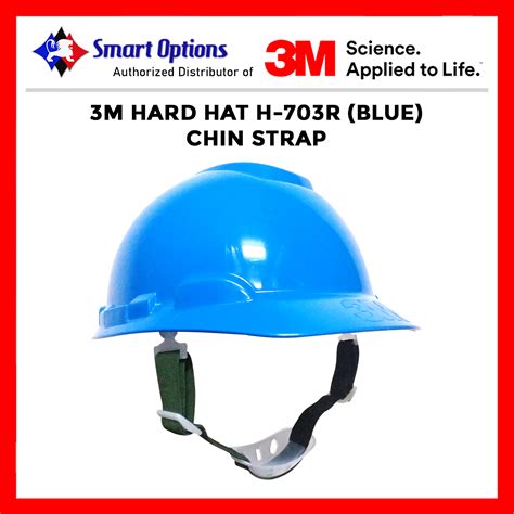 3m™ Hard Hat H 703r Blue With Chin Strap Lazada Ph