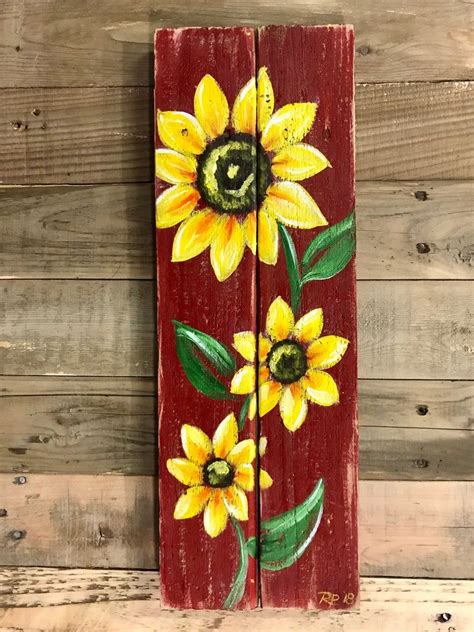 Sunflower Painting Sunflower Art Sunflowers Sunflower Etsy In 2021