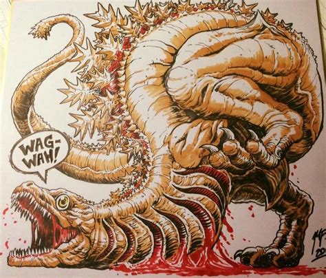 I Believe The Artist Is Matt Frank Kaiju Monsters Godzilla