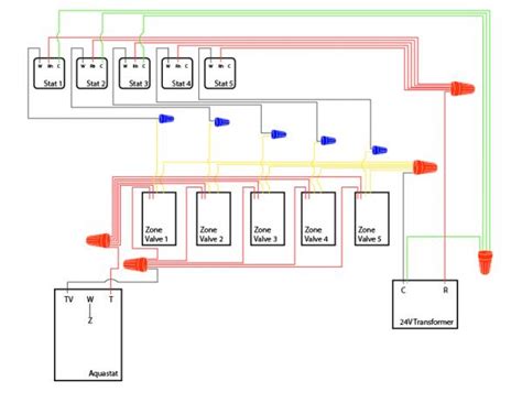 Wiring diagram / program chart. Ecobee thermostats on hydronic system - DoItYourself.com ...