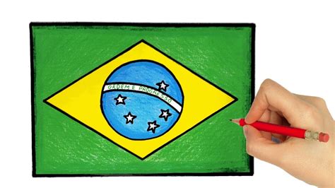 Como Desenhar A Bandeira Do Brasil Passo A Passo Desenho De 7 De