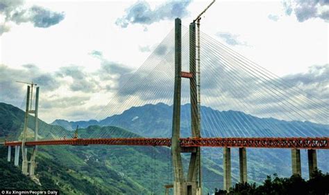 Worlds Highest Bridge Standing 1850 Feet Above A Gorge Opens In