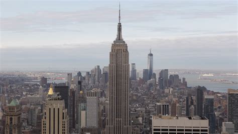 Aerial View Of Empire State Building Nyc Skyline New York City
