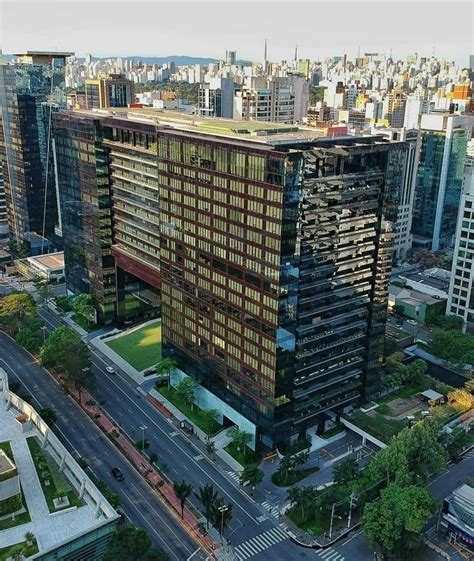 Avenida Brigadeiro Faria Lima Edifício sede do Google Brasil São Paulo SP Architecture