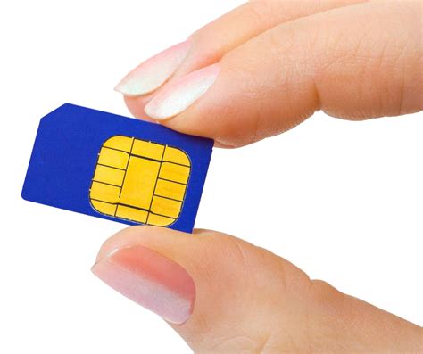 Sim Card In Hand Png Transparent Image Download Size 1000x839px
