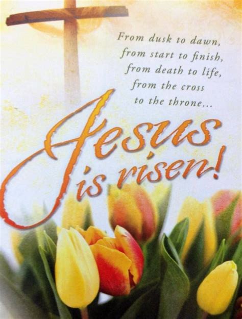 Jesus Is Risen Jesus Inspirational Easter Messages Easter