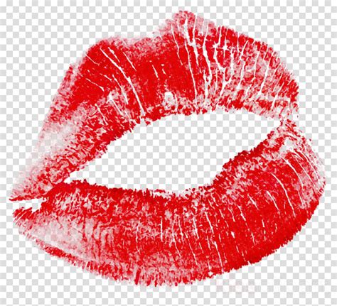 Red Lipstick Kiss Transparent Telegraph