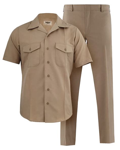 Set Khaki Shirt And Trousers Abbott Uniforms